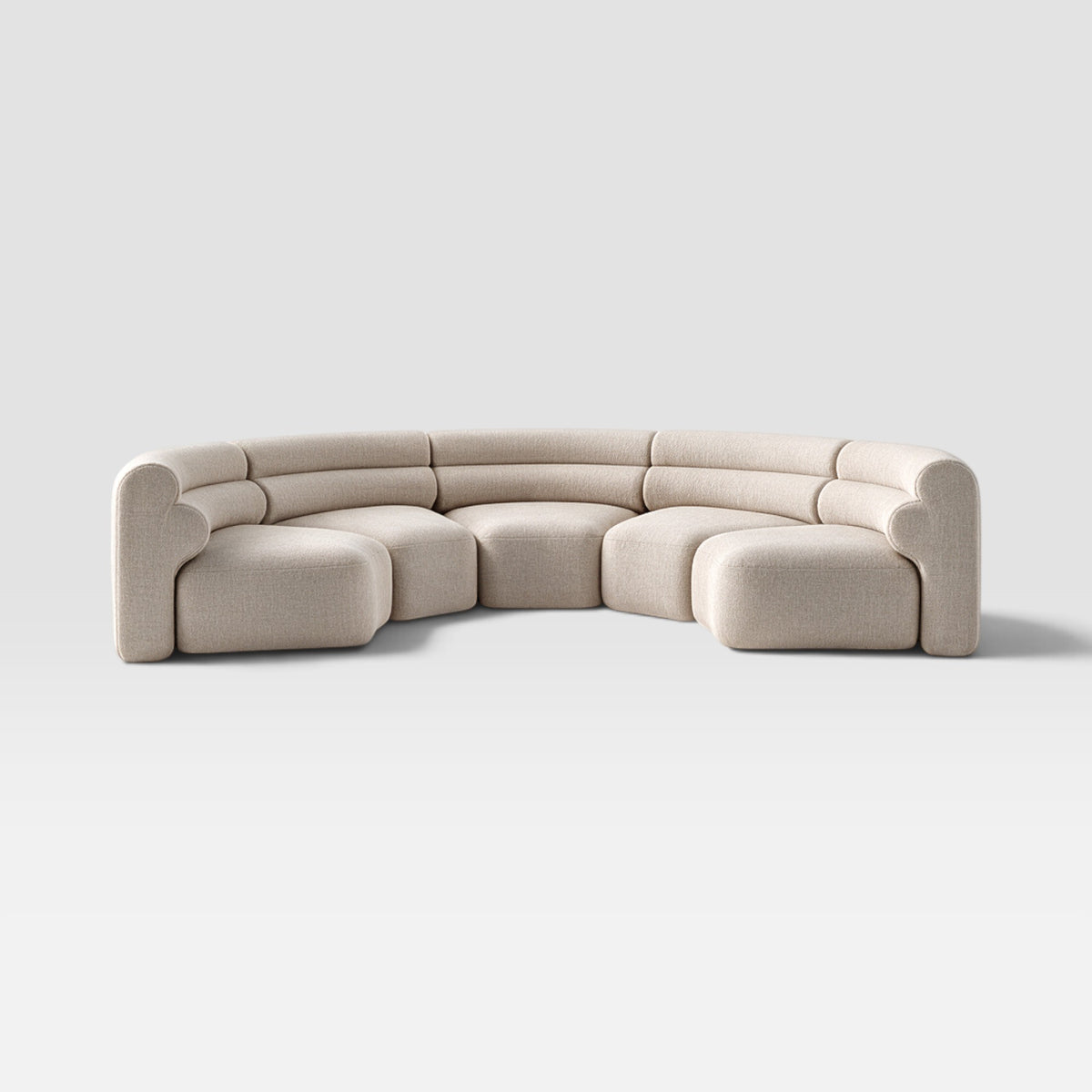 Loaf Modular Sofa - 5 Piece Full-Curve