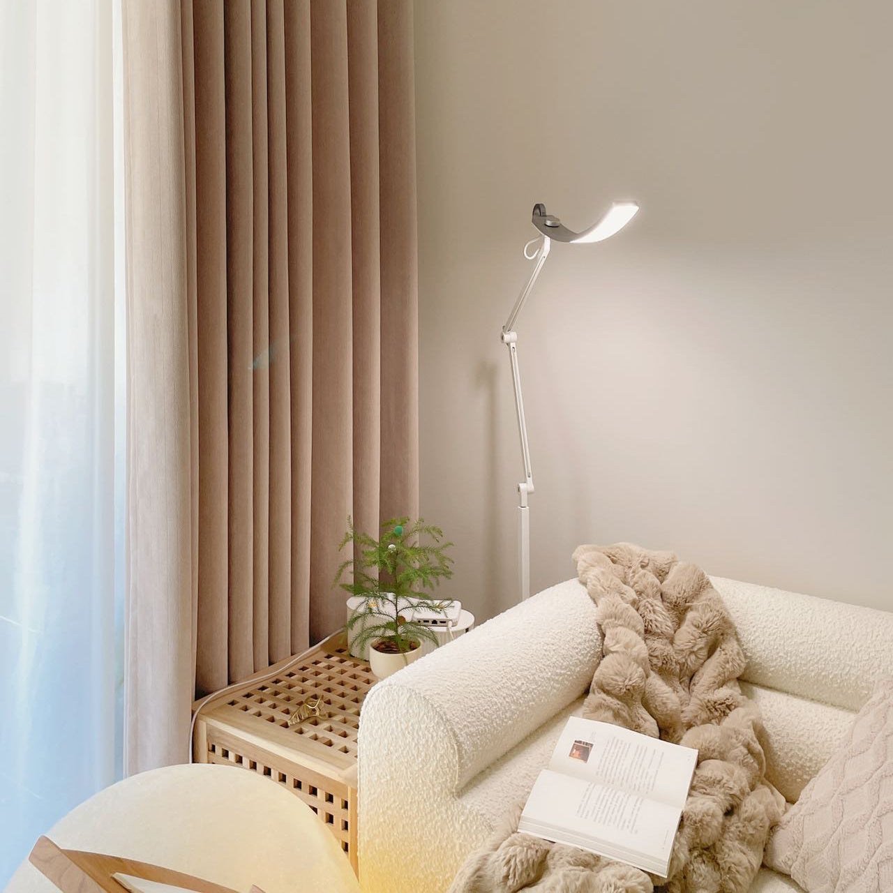 New Piece_Lift Loft_Loaf Modular Sofa 3 Seater Boucle_White_Modular Sofa _2