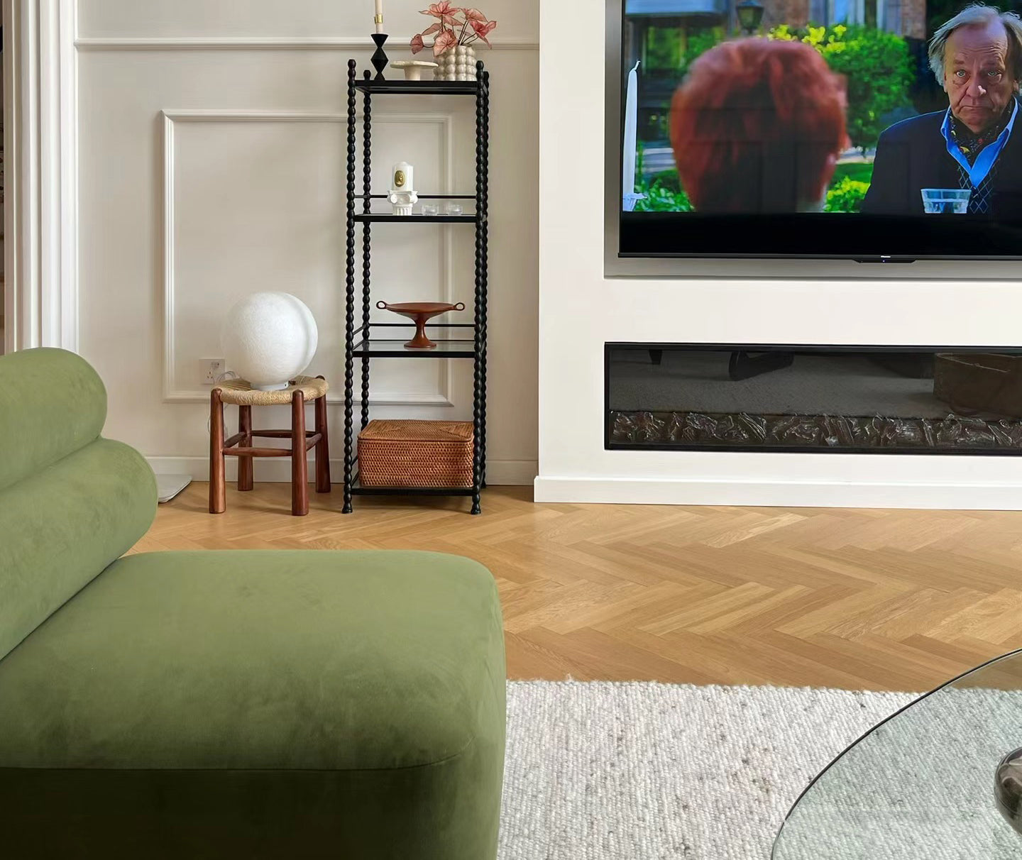 New Piece_Lift Loft_Loaf Modular Sofa 3 Seater Velvet_ Forest Green_Modular Sofa _4