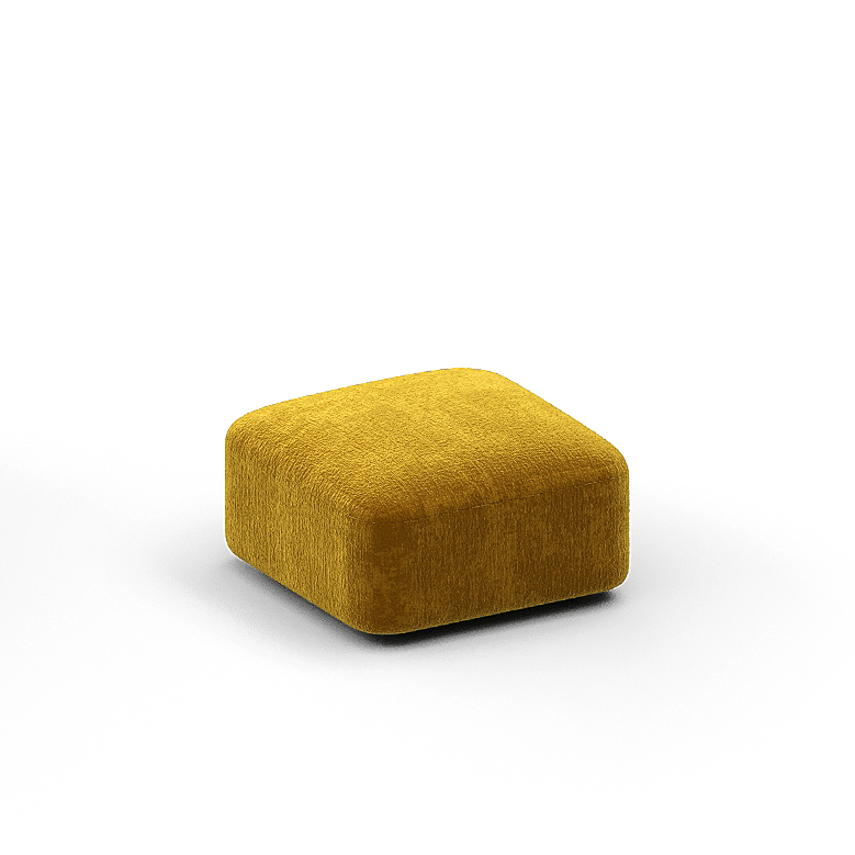 New Piece_Lift Loft_Loaf Ottoman Chenille_ Turmeric_Modular Sofa _1