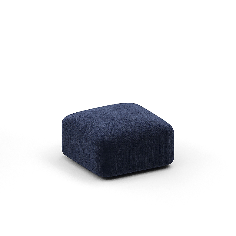 New Piece_Lift Loft_Loaf Ottoman Velvet_ Sapphire Blue_Modular Sofa _1
