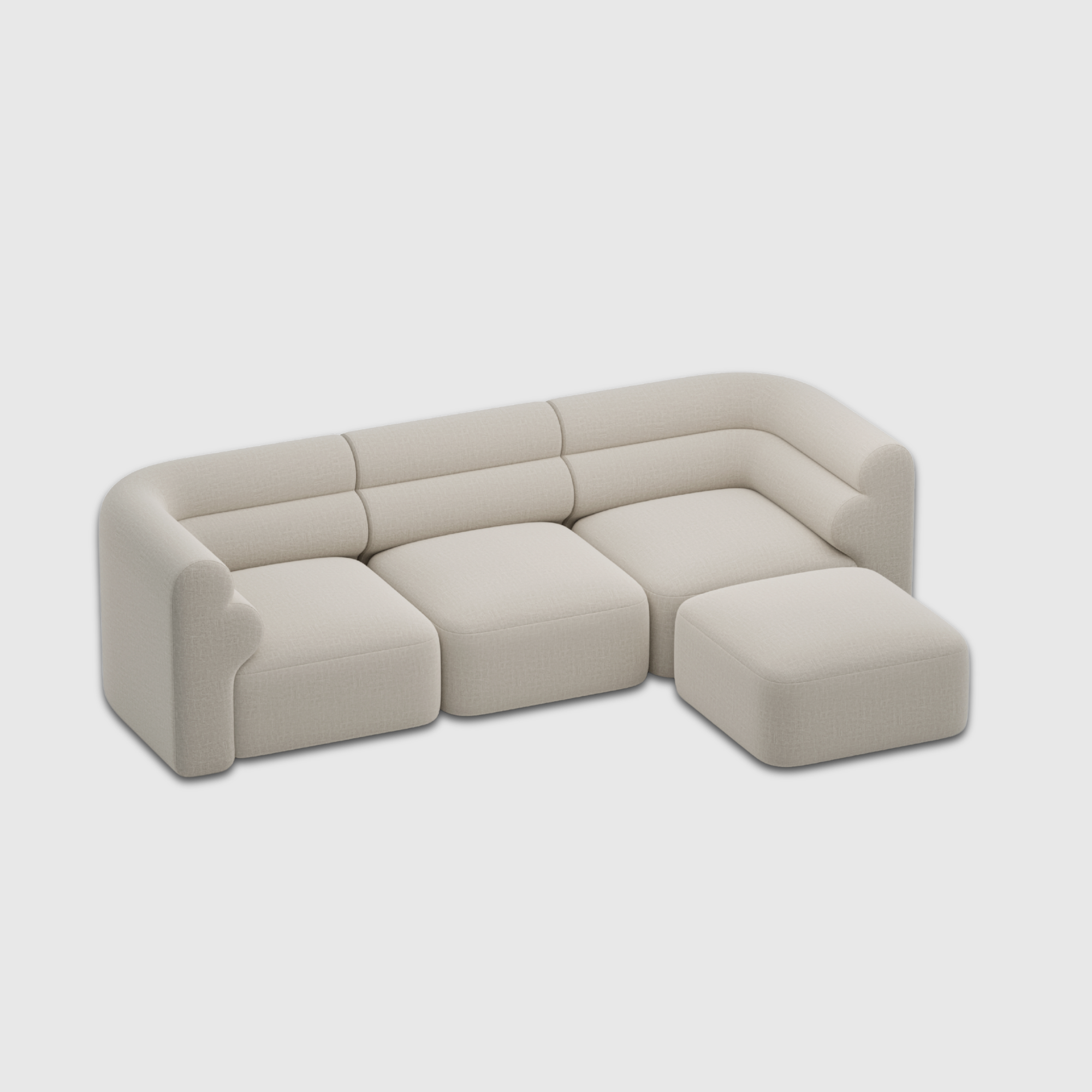 Loaf Modular Sofa - 3 Seater Chaise