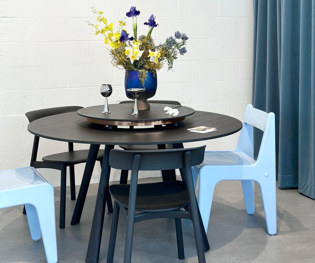 New Piece_Papa_DouDou Dining Chair_Light Blue_Dining Chair_4