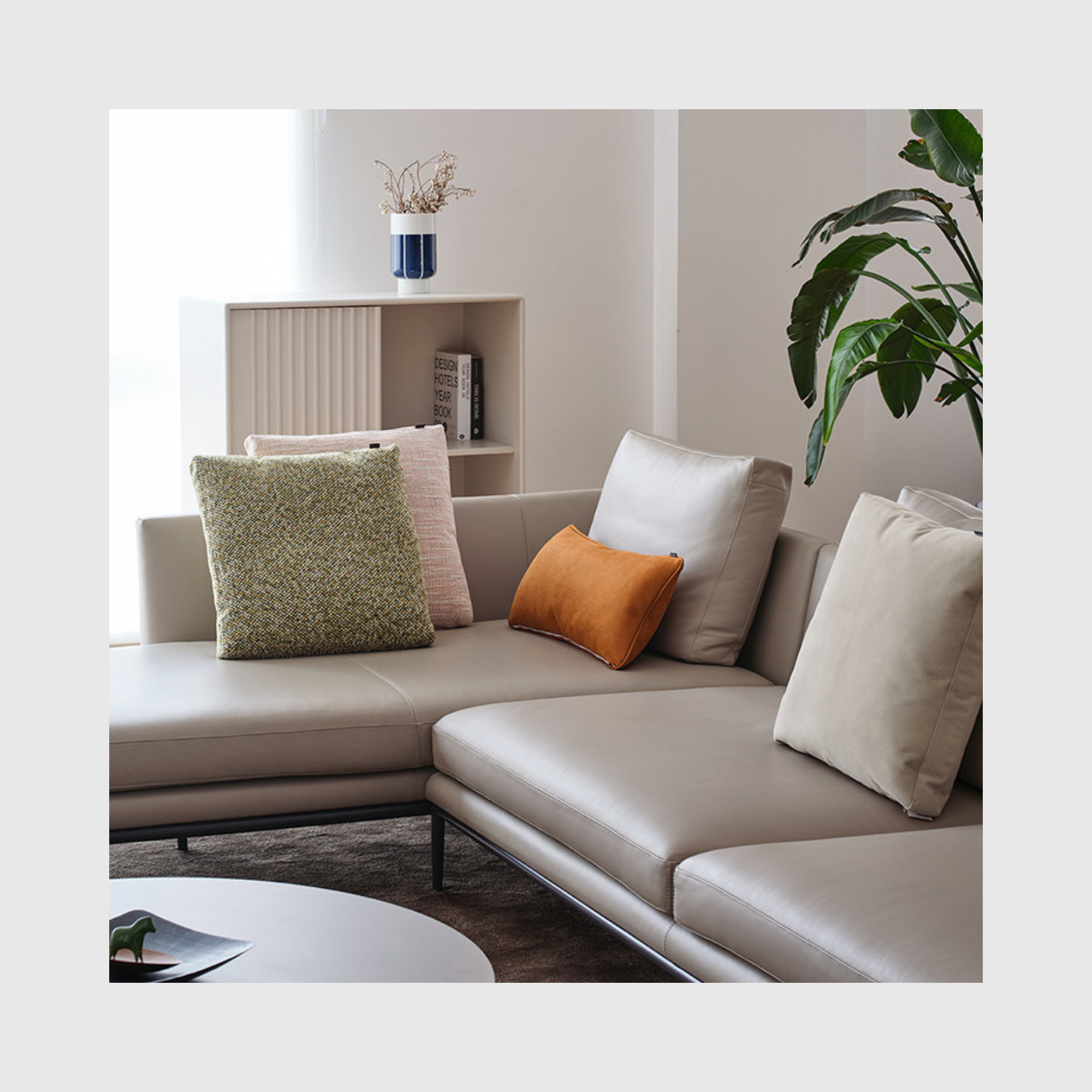 Summer Lumbar Cushion – Rust