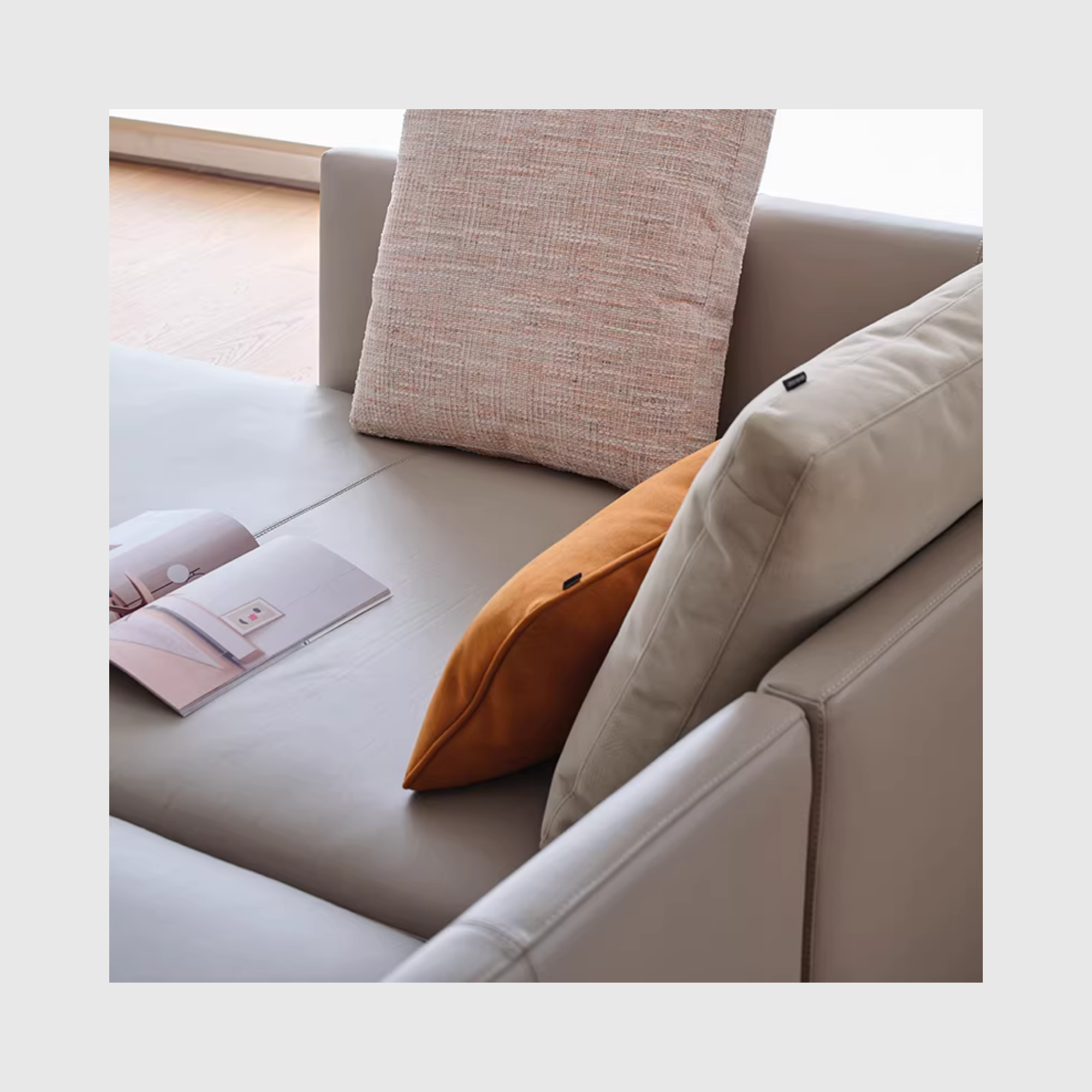 Summer Lumbar Cushion – Rust