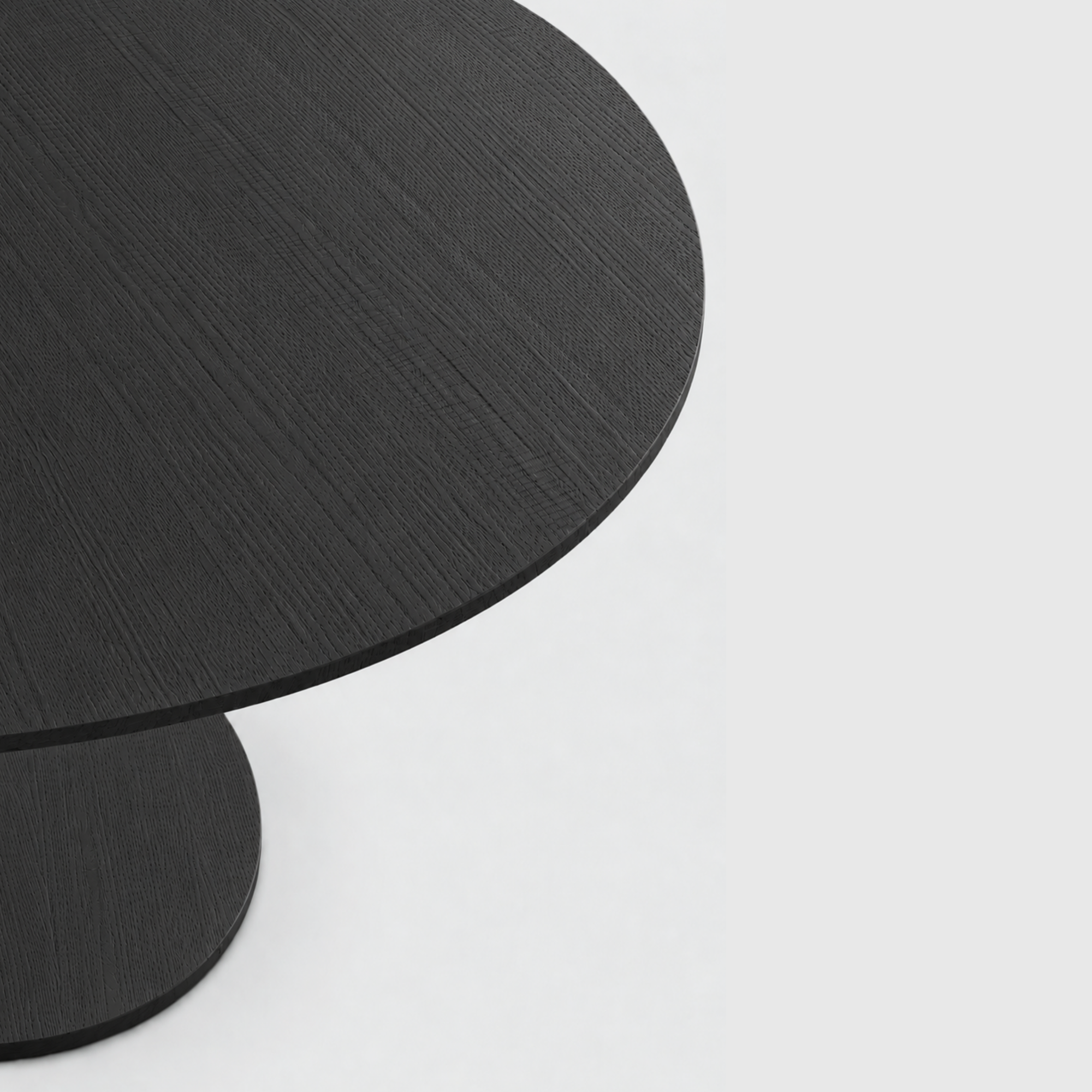 Fed Pedestal Dining Table - Black