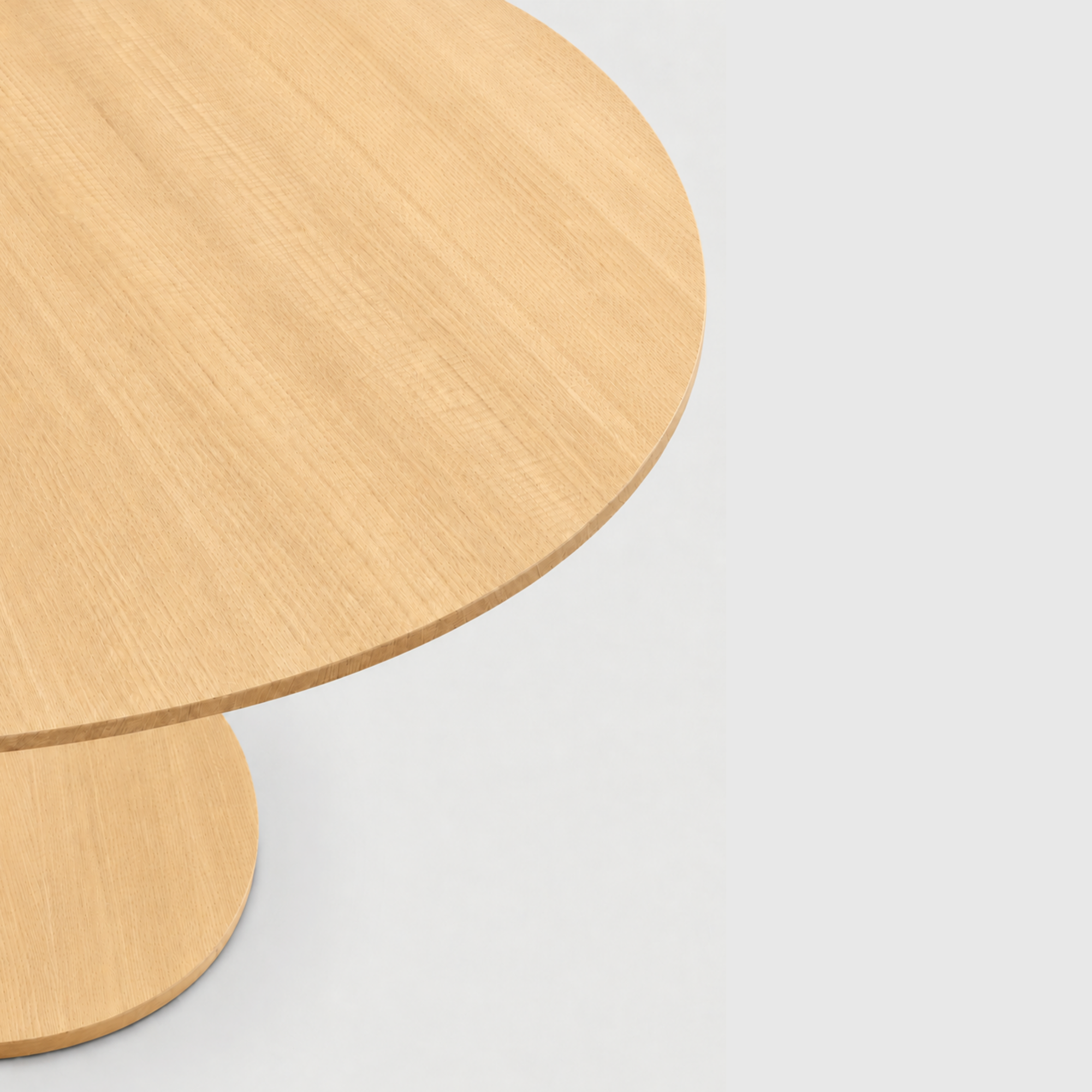 Fed Pedestal Dining Table - Oak