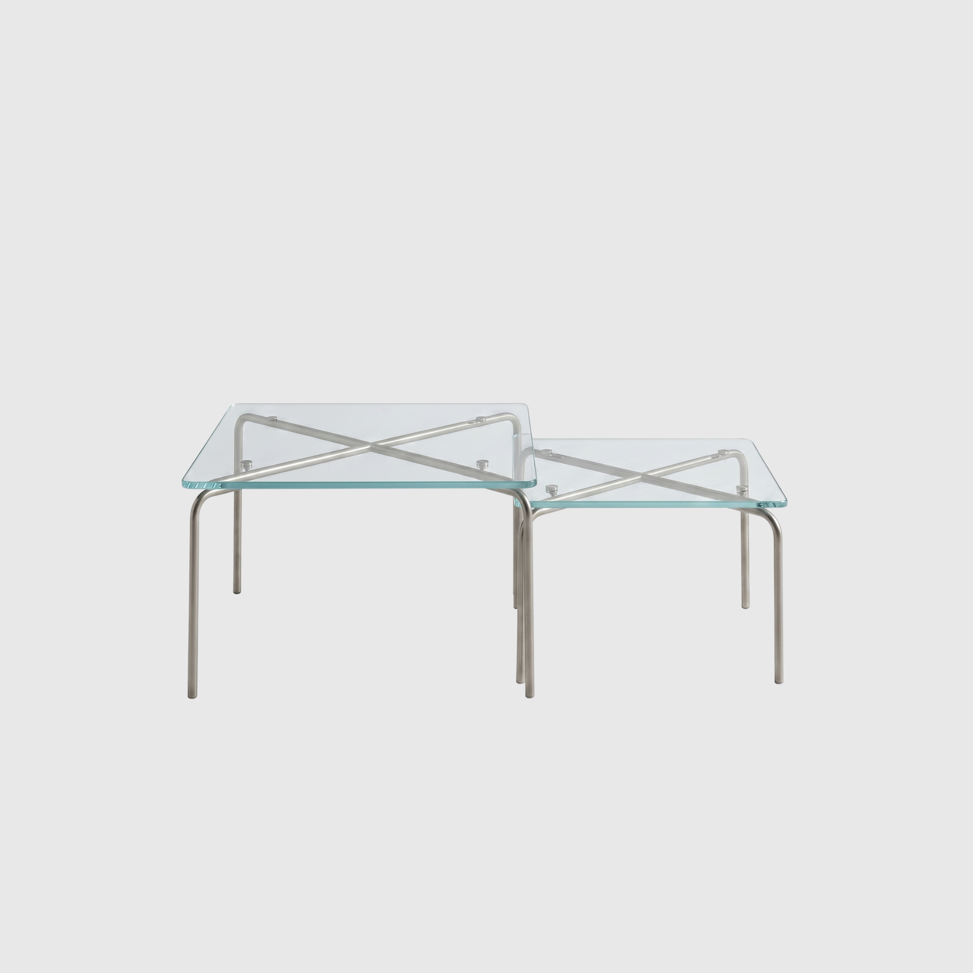 Zhe Nesting Coffee Table - Glass