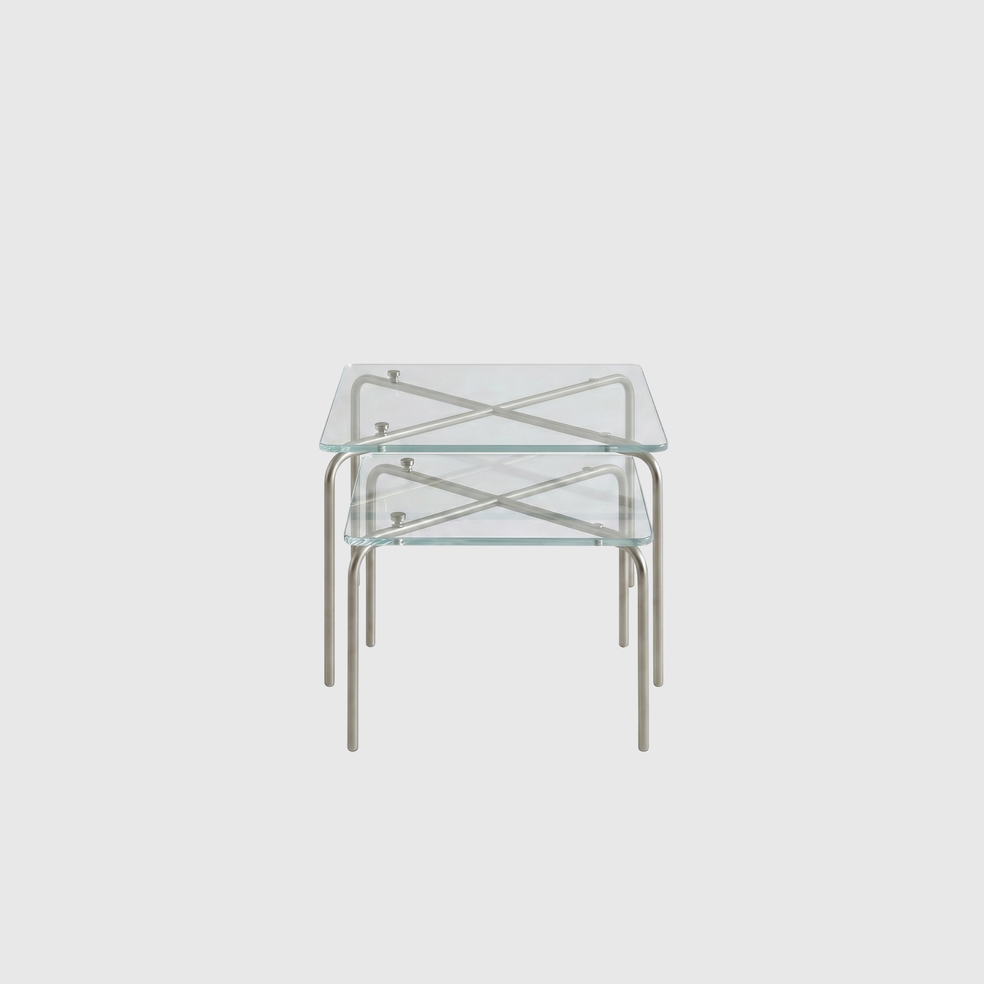 Zhe Nesting Coffee Table - Glass