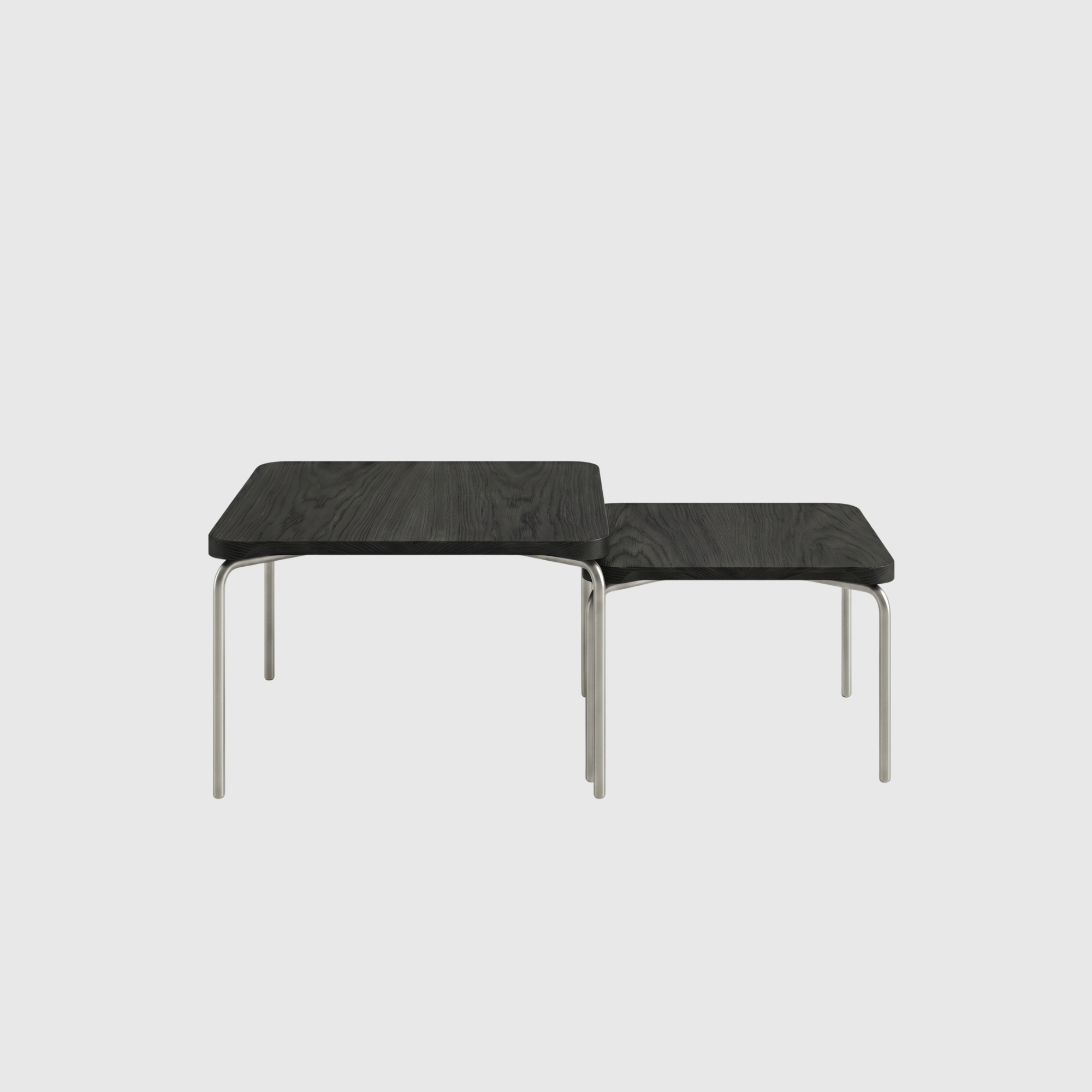 Zhe Nesting Coffee Table - Black Oak