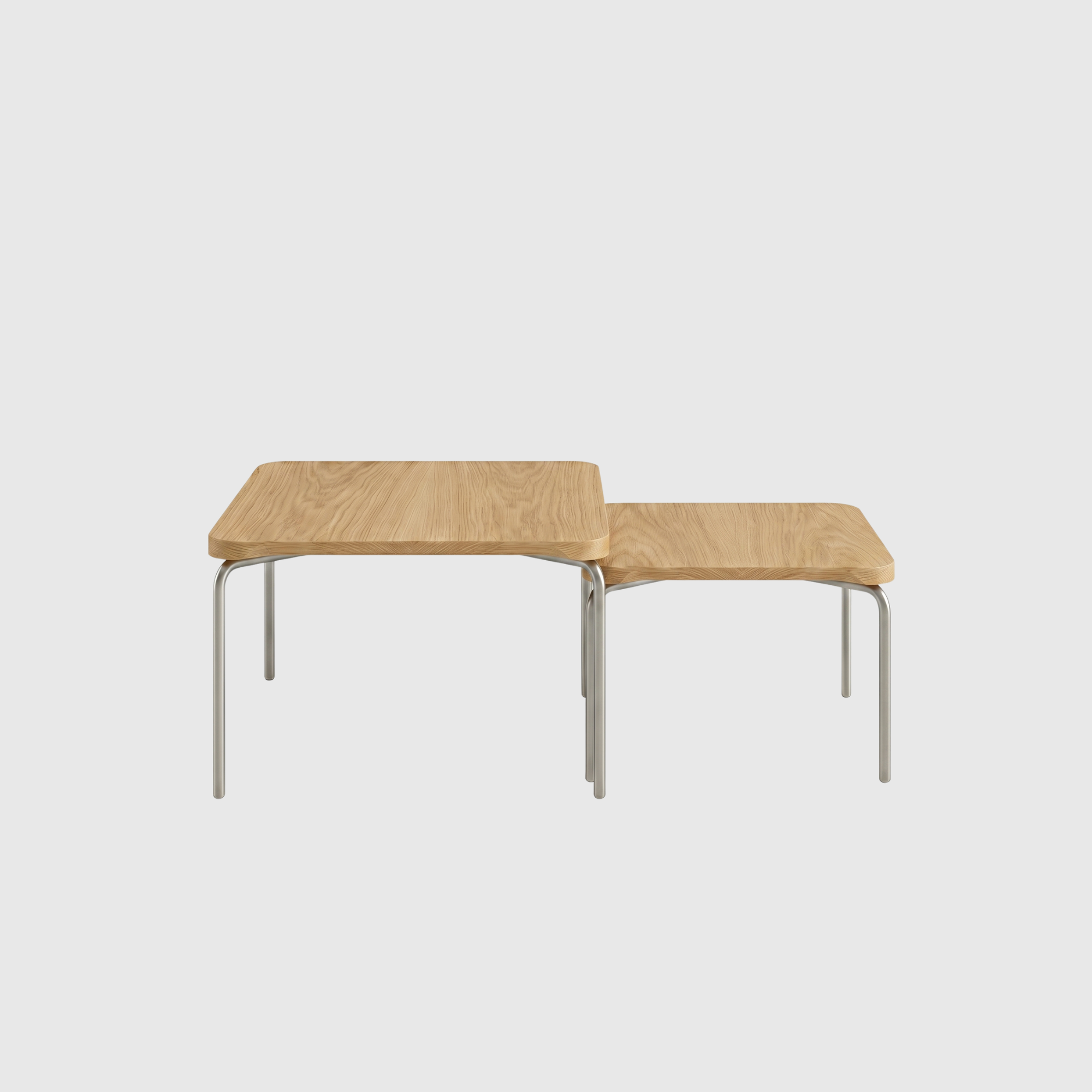 Zhe Nesting Coffee Table - Light Oak