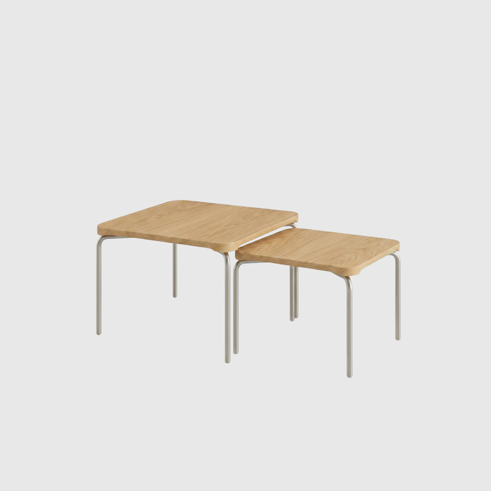 Zhe Nesting Coffee Table - Light Oak