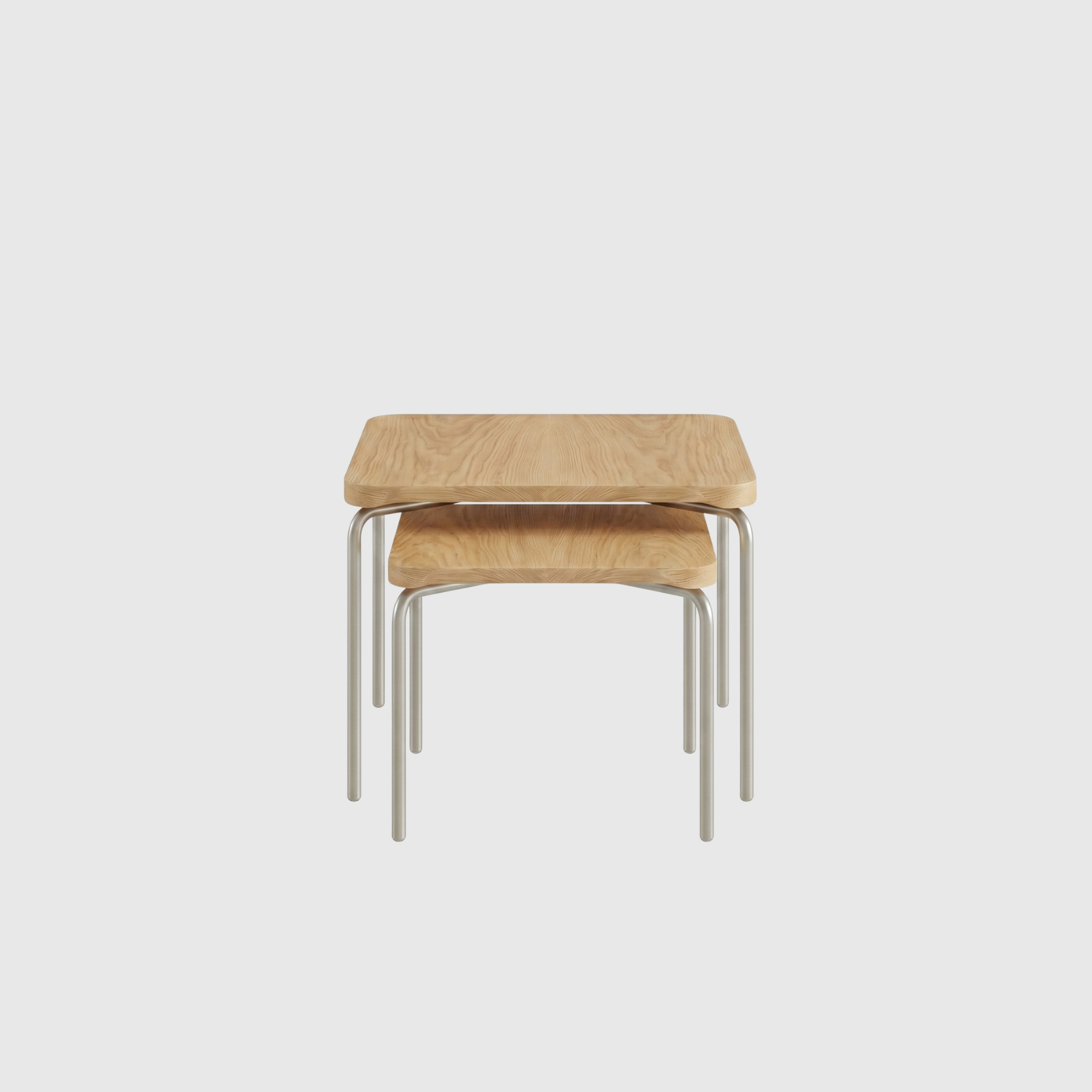 Zhe Nesting Coffee Table - Light Oak