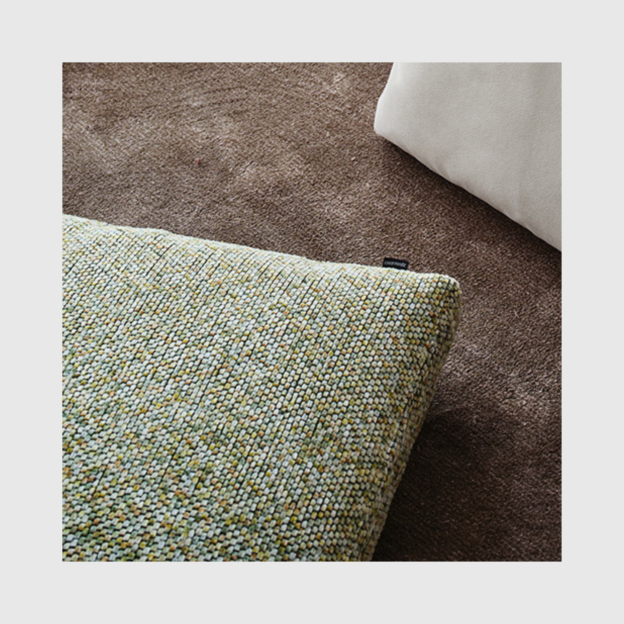 Summer Square Cushion – Moss